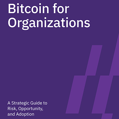 Bitcoin for Organizations — program cover