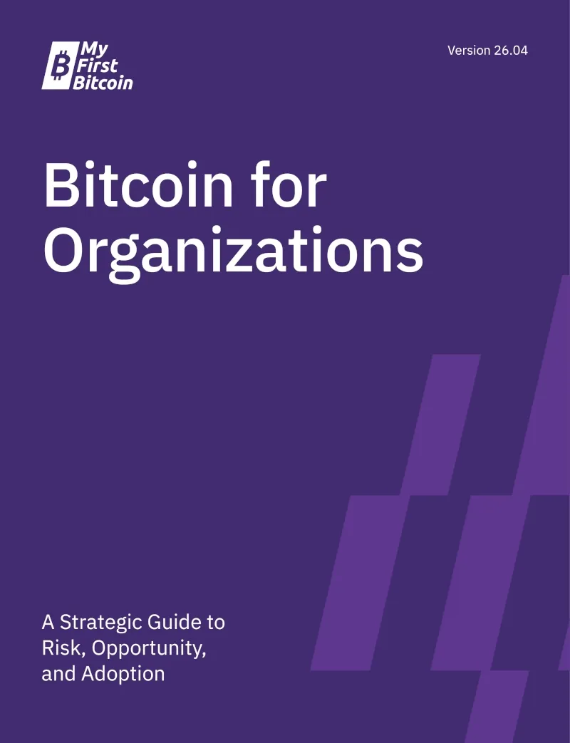 Bitcoin for Organizations — program cover