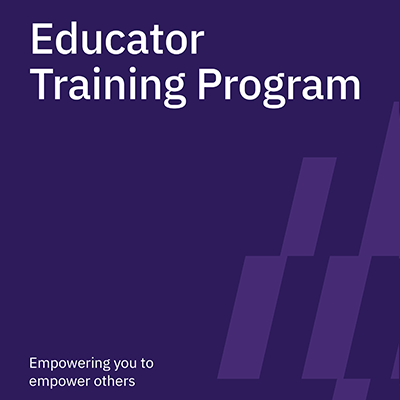 Educator Training Program — program cover